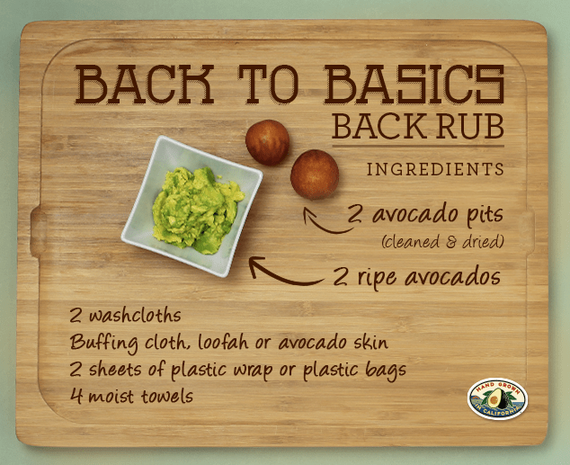 Avocado-backrub